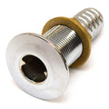 Tracker Boat Thru Hull 04E-0945 - Stainless Steel 1 Inch Barbed