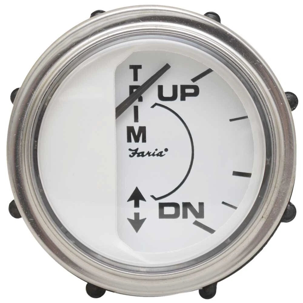Faria Boat Trim Gauge GP9646A - Baja Mercury Flush Mount 2 Inch