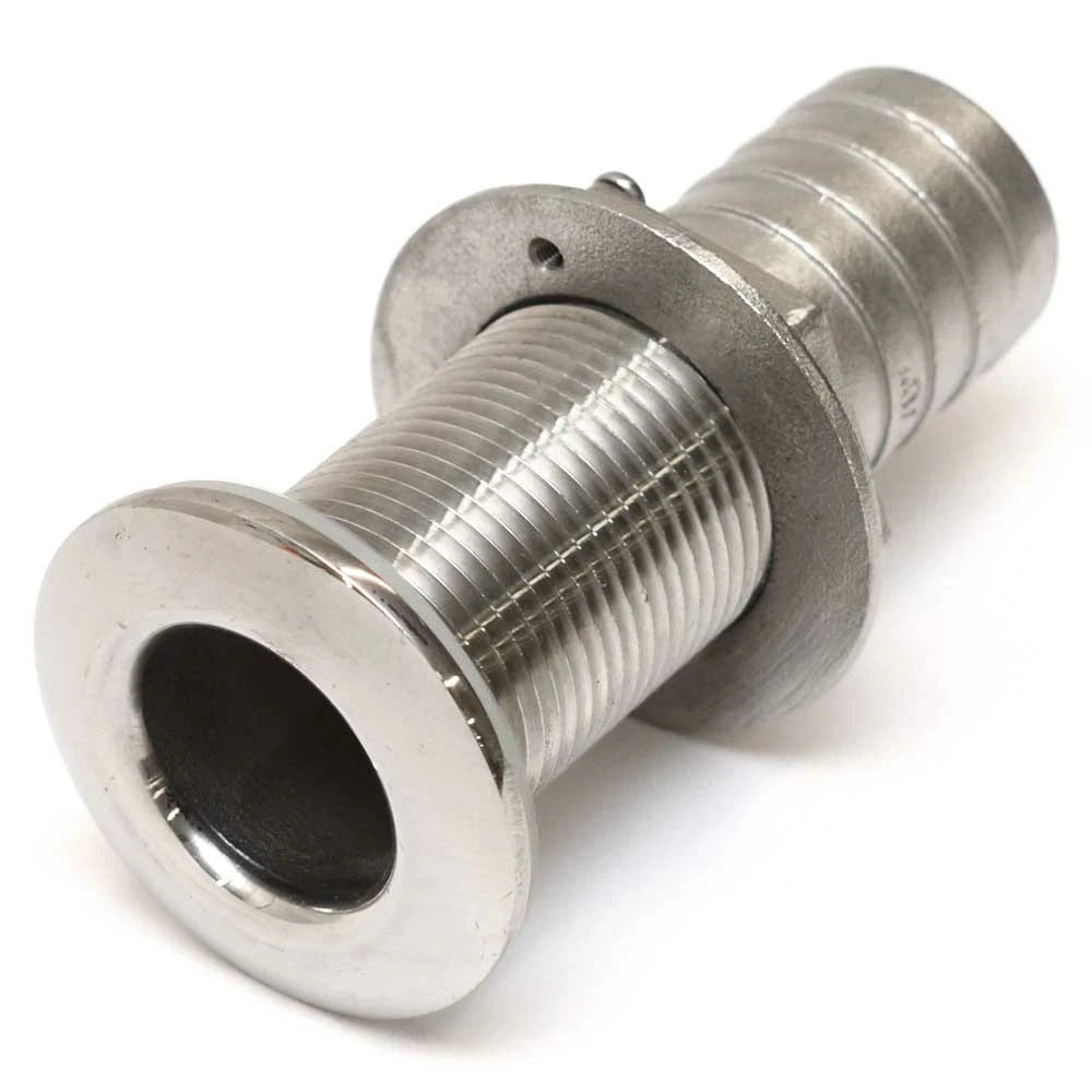 Gemlux Boat Thru Hull 71004-2 - Stainless 1 1/8 Inch