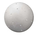 Boat Stanchion Mounting Plate 6966945 - 10 1/2 Inch Silver Aluminum