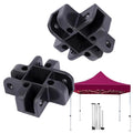 Centre Connector for Popup Tent Frames Plastic 4 Way for 34x34mm Tubes