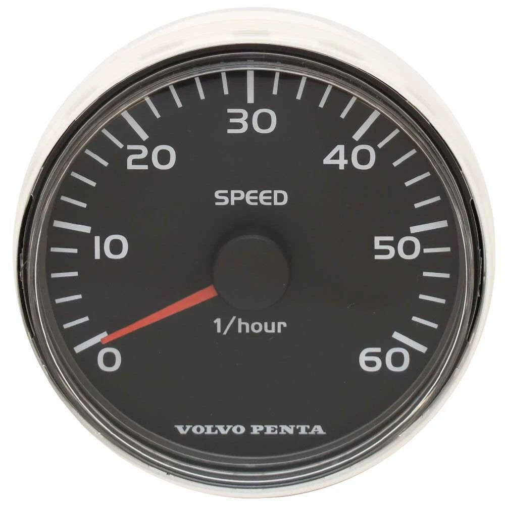 Volvo Penta Boat Speedometer Gauge 21234529 - Black 3 1/4 Inch
