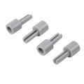 4PCS Grey Mixer Potentiometer Knobs for Lengthening Shaft Direct Install