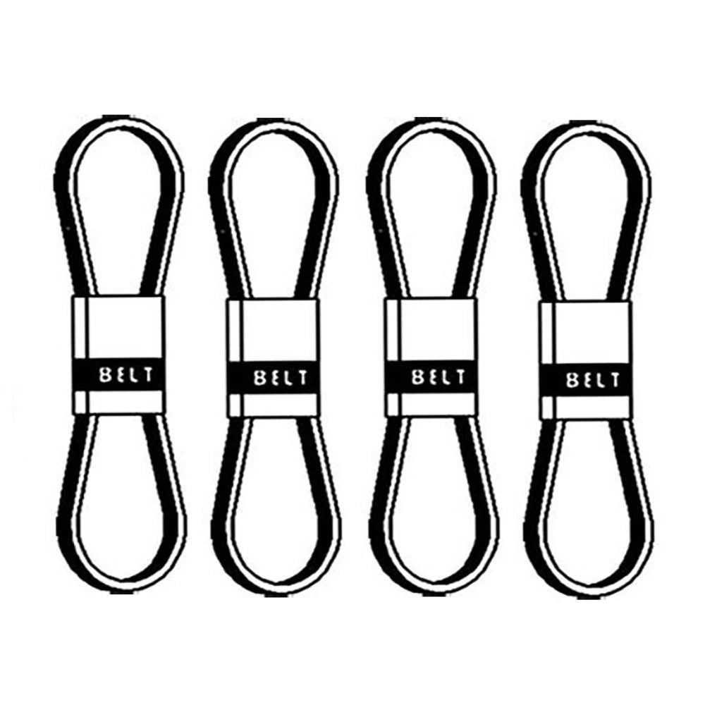 Belt - Set 4 Pack Fits John Deere 285 AE73700 Kuhn GMD800 83101792