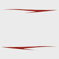 Tracker Boat Graphic Decals - Scarlet Red Stickers (set of 2)
