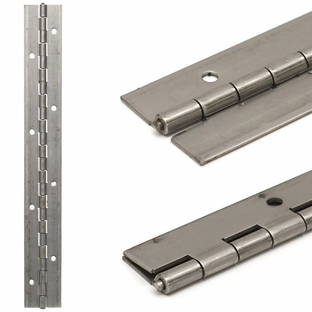 Viaggio Boat Piano Hinge 200099 - 16 Gauge SS 12 X 1 1/2 Inch