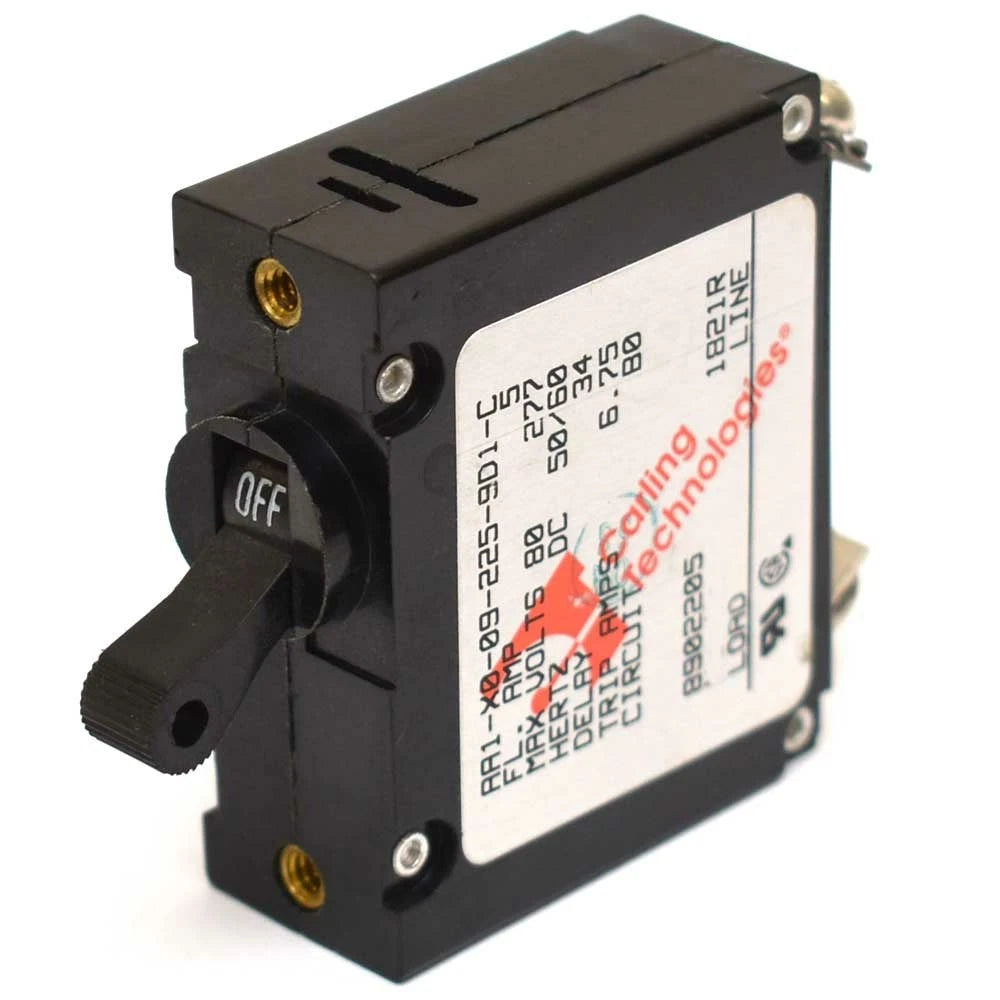 Carling Boat Circuit Breaker AA1-X0-09-225- 9D1-C - 80V 5A