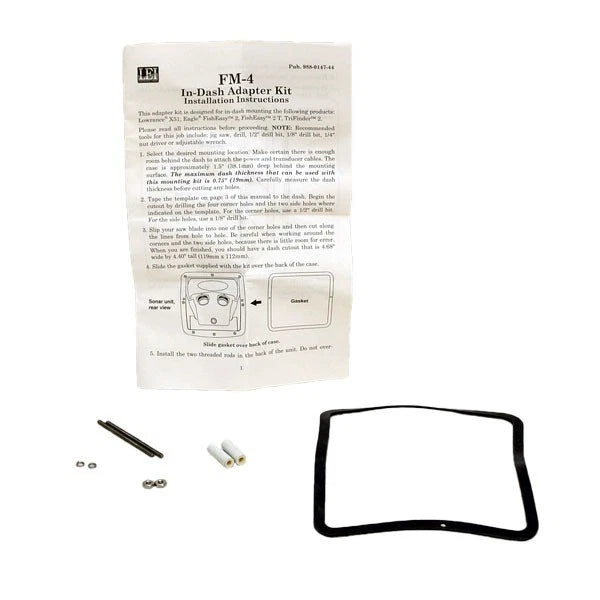 Lowrance LEI Boat Gasket Hardware Kit FM-4 - Lund 1866814 in Dash