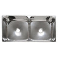 Scandvik Boat Double Sink 10229 - Cruisers Yachts 26 3/8 X 12 3/4 Inch