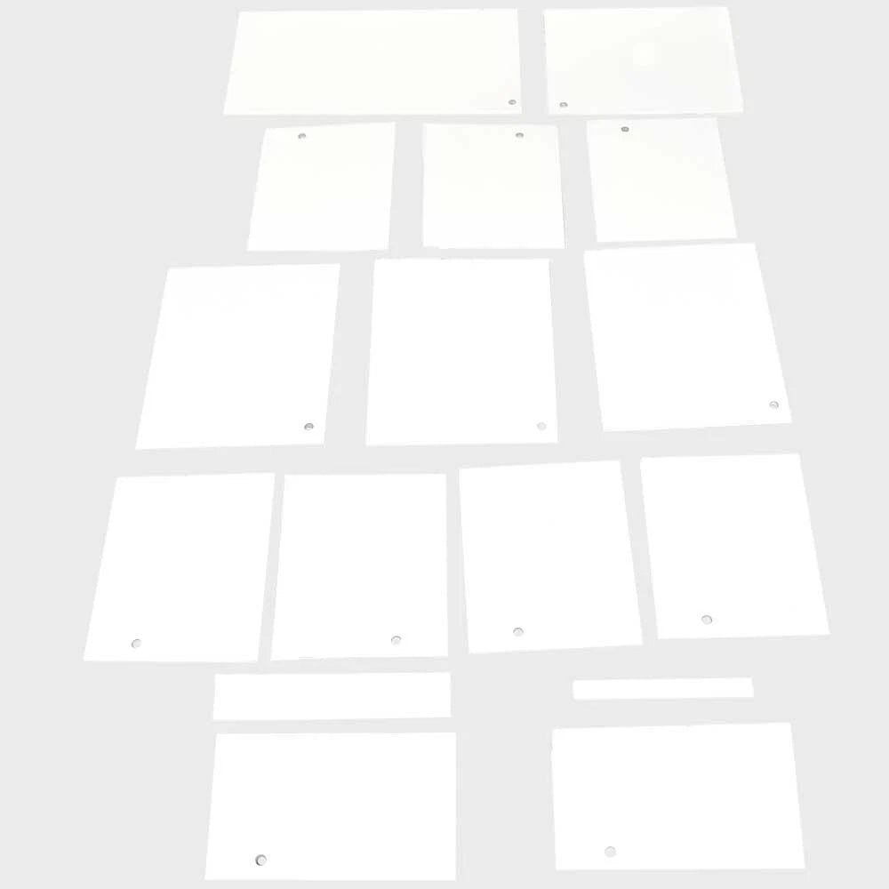 Marquis Yachts Boat Panel Kit ZE000216 - White Pressed Wood (16 PC)