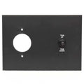 Lowe Boat Trim Switch Panel 2125510 - 7 X 4 7/8 Inch Black