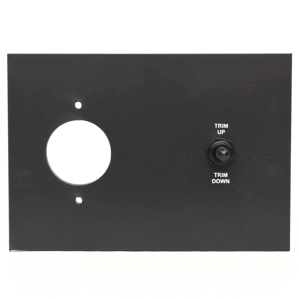 Lowe Boat Trim Switch Panel 2125510 - 7 X 4 7/8 Inch Black