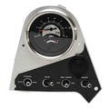 Lowe Boat Gauge Switch Panel F215371167 - Silver Black Aluminum