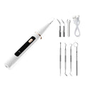 Ultrasonic Dental Scaler Teeth Cleaning Tool 3 Power Settings Type-C Charger