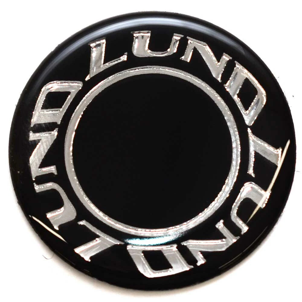 Lund Boat Steering Wheel Decal 2196041 - Raised Logo Emblem Black Sticker