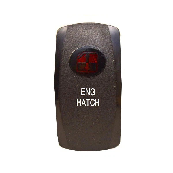 Carling Boat Switch Cover - ENG HATCH Lighted Actuator
