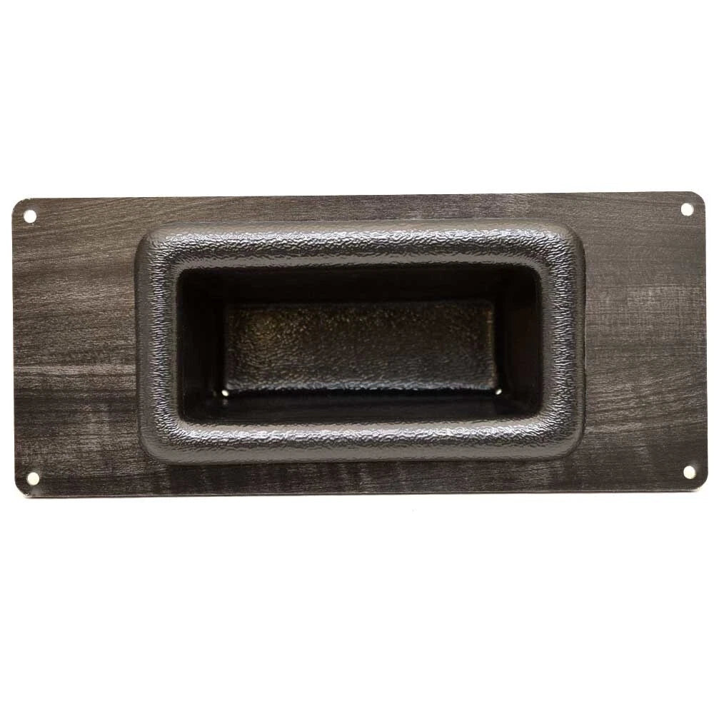 Misty Harbor Boat Storage Compartment Panel - 4 7/8 X 2 1/8 Inch Black