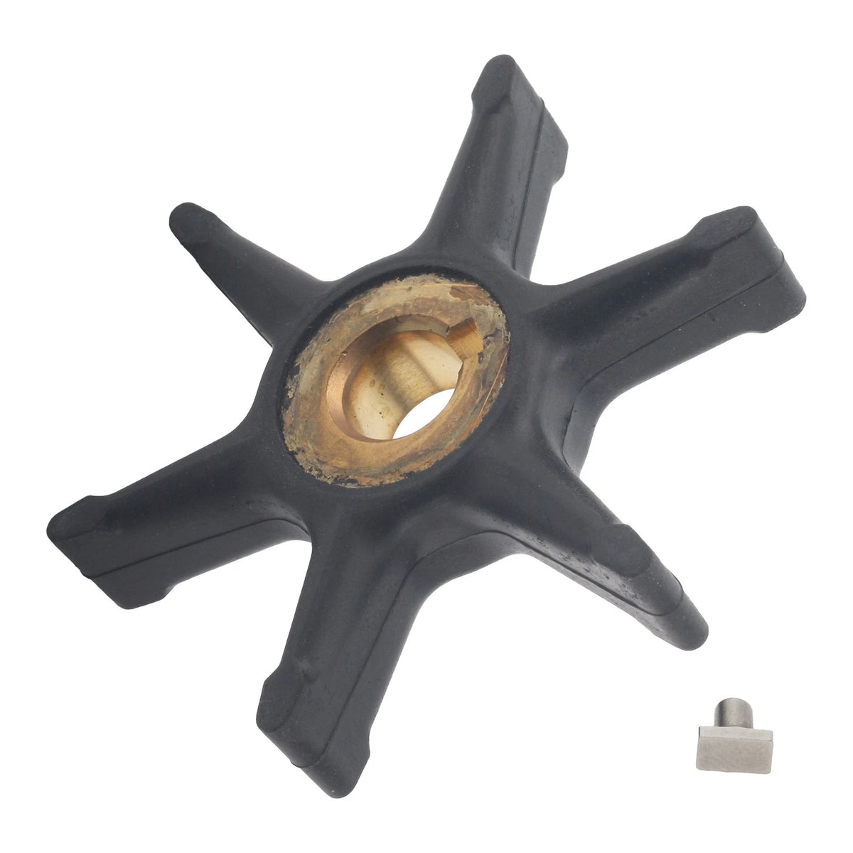 EVINRUDE JOHNSON OUTBOARD WATER PUMP IMPELLER & KEY 6HP 1965 THRU 1977 277181