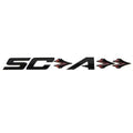 Supra Boat Raised Emblem Decal 115133 - SCA 24 1/2 X 2 1/4 Inch Black