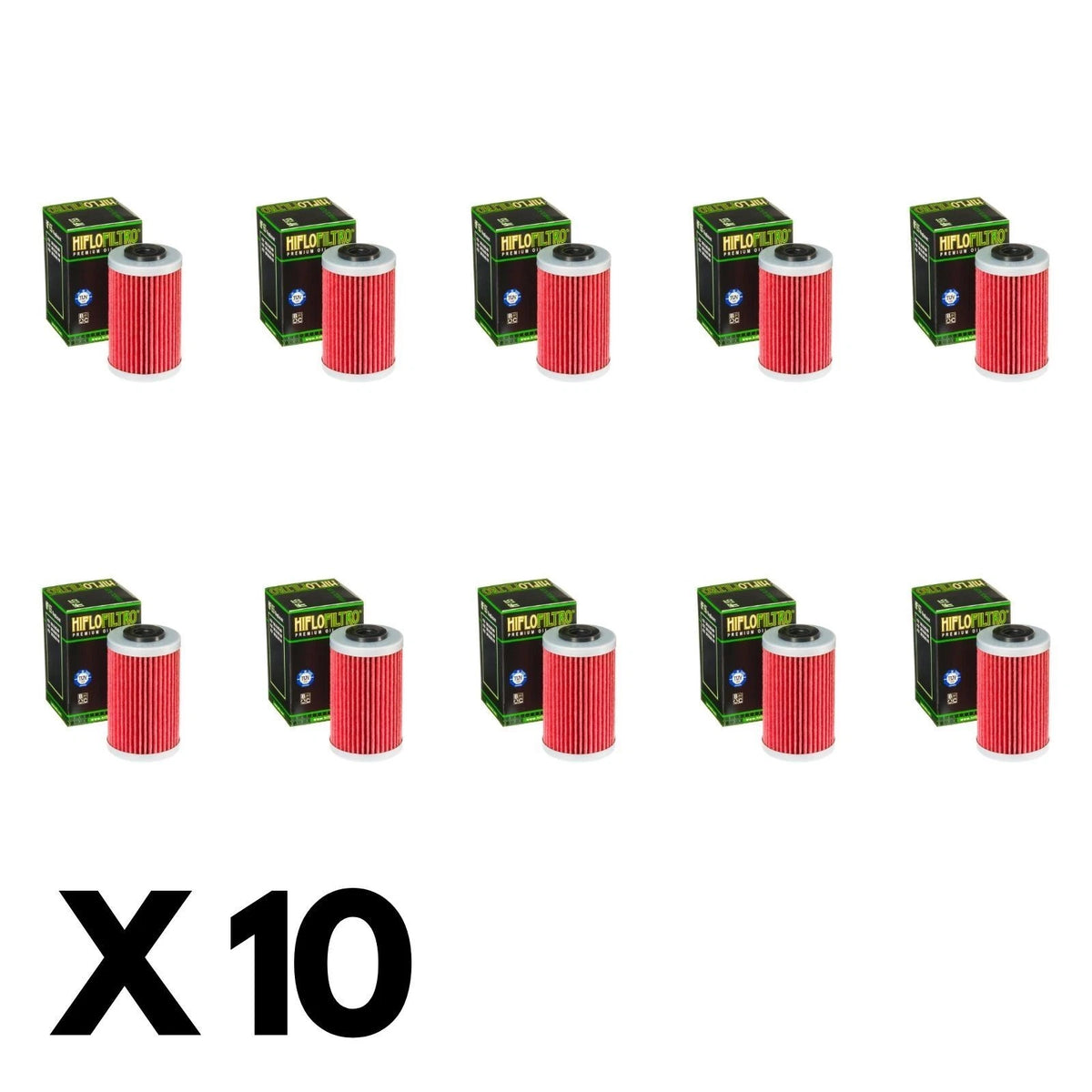 10 Pack Hiflo Oil Filter for KTM 400 EXC 2000-2007