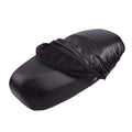 Waterproof Motorcycle for Seat Cushion Black PU Leather Elastic Design