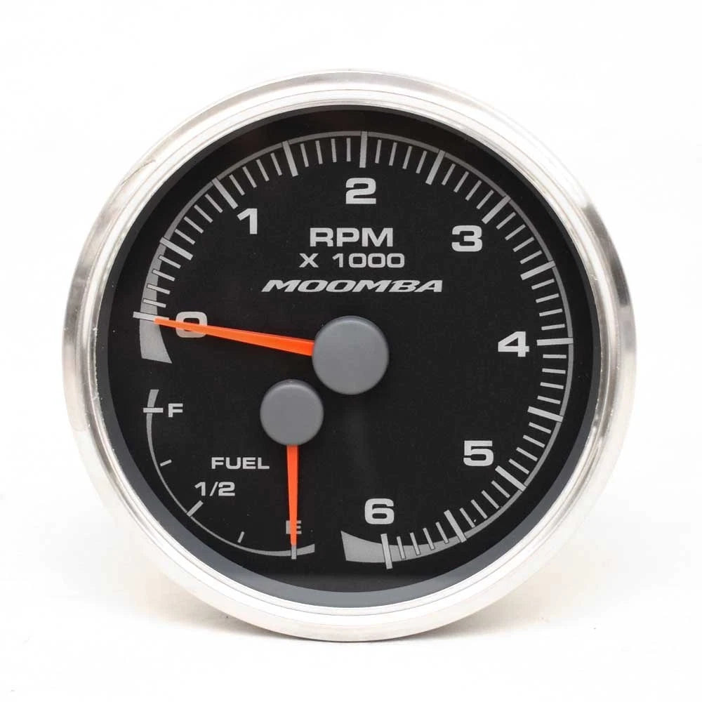 Moomba Boat Multifunction Tachometer Gauge 961002 - 4 1/2 Inch Black