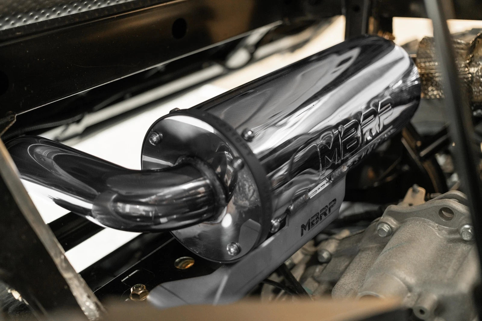 MBRP Slip-On Exhaust System with 4.5-Inch Muffler for Can-Am Defender