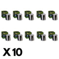 10 Pack Hiflo Chrome Oil Filter for Kawasaki Ninja 300/EX300 2013-2017