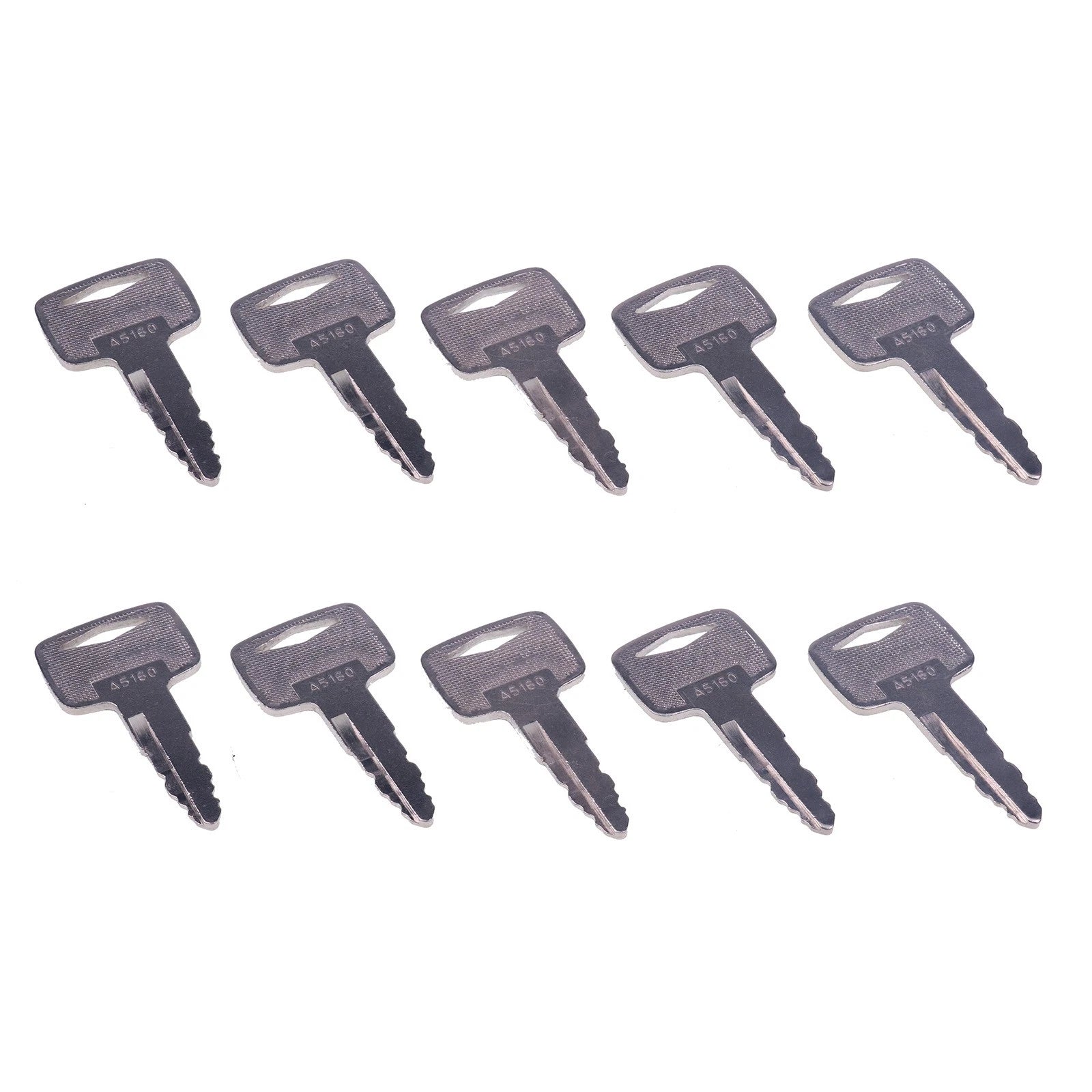 10X Ignition Key A5160 91A07-01910 for Caterpillar Mitsubishi Forklift FG Series