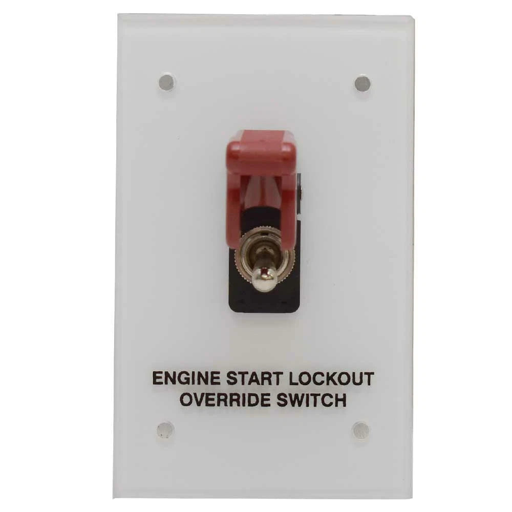 Sea Ray Boat Toggle Switch Panel 2354127 - Engine Start Override Plastic