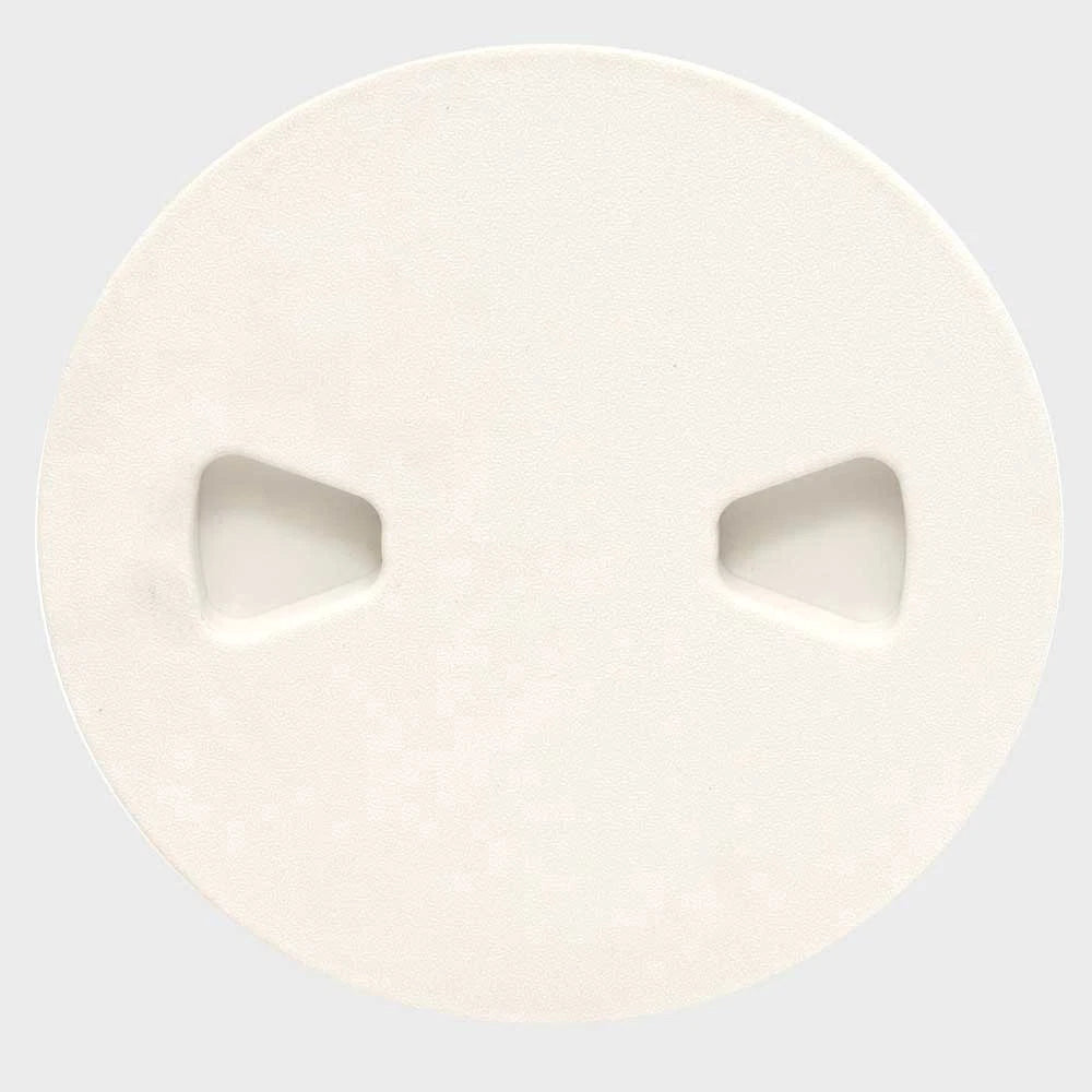 TH Marine Boat Deck Plate 217282 - 6 Inch Screw-Out Arctic White