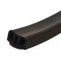 Chaparral Boat Gasket Seal - with Adhesive Open Cell 1 1/2 X 3/4 Inch Black (FT)