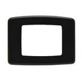 Legend Boat Blank Radio Panel - 9 7/8 X 7 3/8 Inch Black Plastic