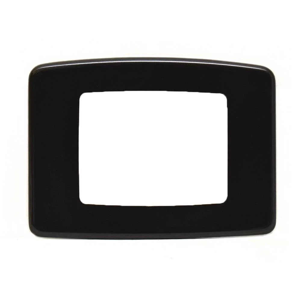 Legend Boat Blank Radio Panel - 9 7/8 X 7 3/8 Inch Black Plastic