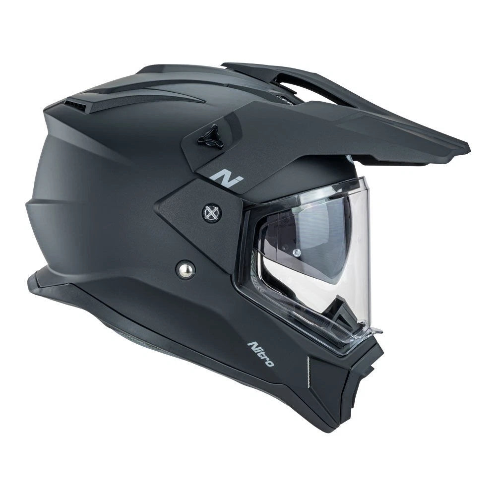 Nitro Helmet MX780 Adventure Satin Black