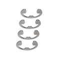 4 Pcs E Ring for MerCruiser Alpha One Gen 2 Quicksilver 53-815949 815949 18-2345