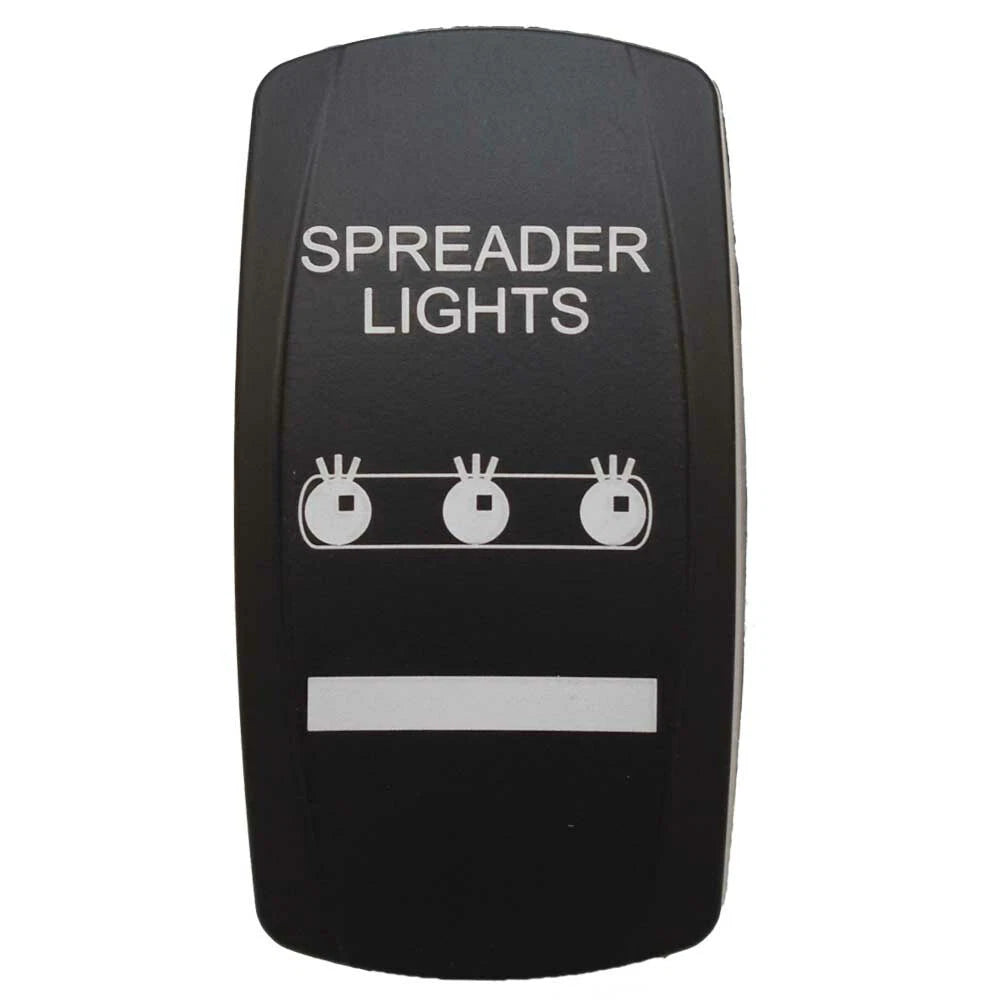 Carling Boat Contura V Rocker Switch Actuator - Spreader Lights Black