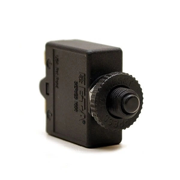 Eta 0308 5 Amp Black Push to Reset Boat Breaker