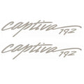 Rinker Boat Brand Decal VS811801-01NT - Captiva 192 Champagne (pair)