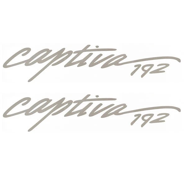 Rinker Boat Brand Decal VS811801-01NT - Captiva 192 Champagne (pair)
