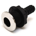 Attwood Boat Straight Thru Hull 68554-3 - 3/4 Inch Composite with SS Cap