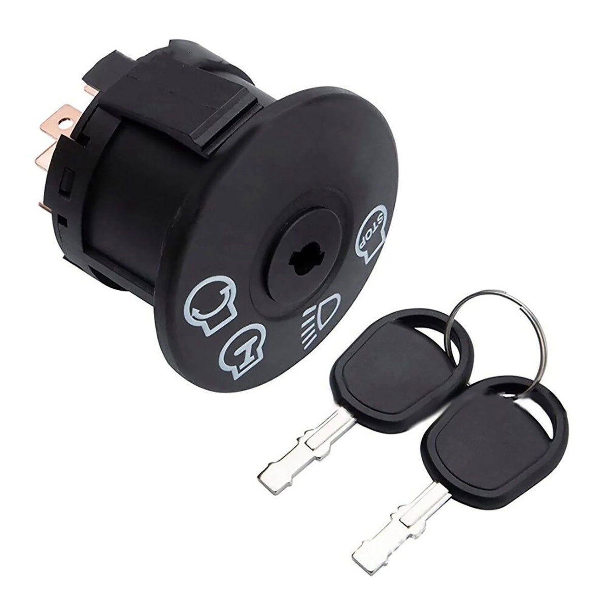 7Pins Black Starter Ignition Switch for John Deere Lawn Mower 532175566