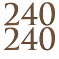 Lowe Pontoon Boat Decal Sticker - 2009 240 Bronze (set of 2)