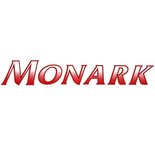 Monark Boat Decal - 32 X 5 1/4 Inch White Red Gradient