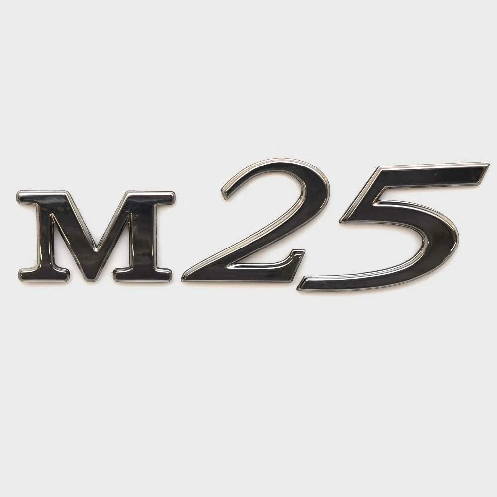 Cobalt Boat Raised Emblem Decal 452891 - M25 Sticker Silver