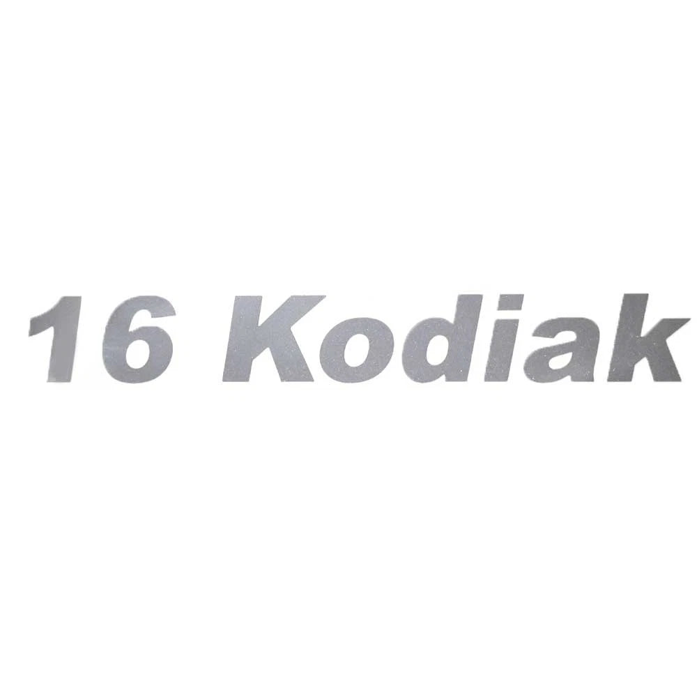 Crestliner Boat Decal 2007520 - 16 Kodiak 11 Inch Metallic Silver