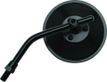 BikeMaster Adjustable Round Mirror 4in 10mm Fitment for Motorcycles
