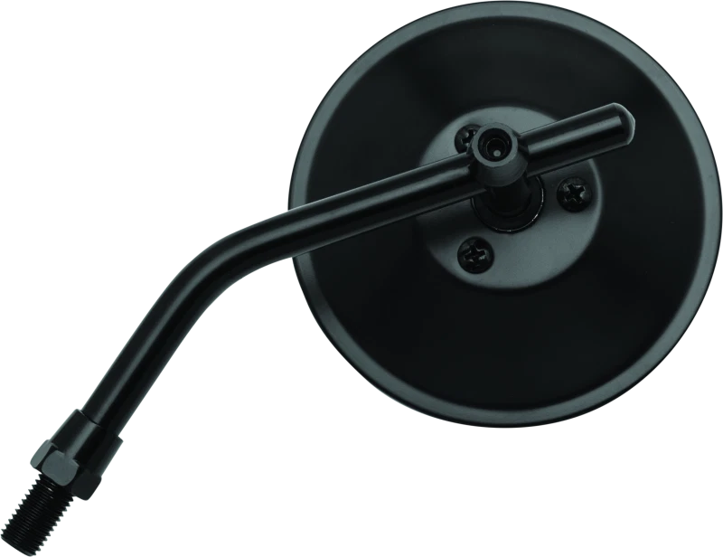 BikeMaster Adjustable Round Mirror 4in 10mm Fitment for Motorcycles