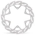 MotoMaster Flame Left Fixed Front Brake Disc for Yamaha YZ250 1992-2000