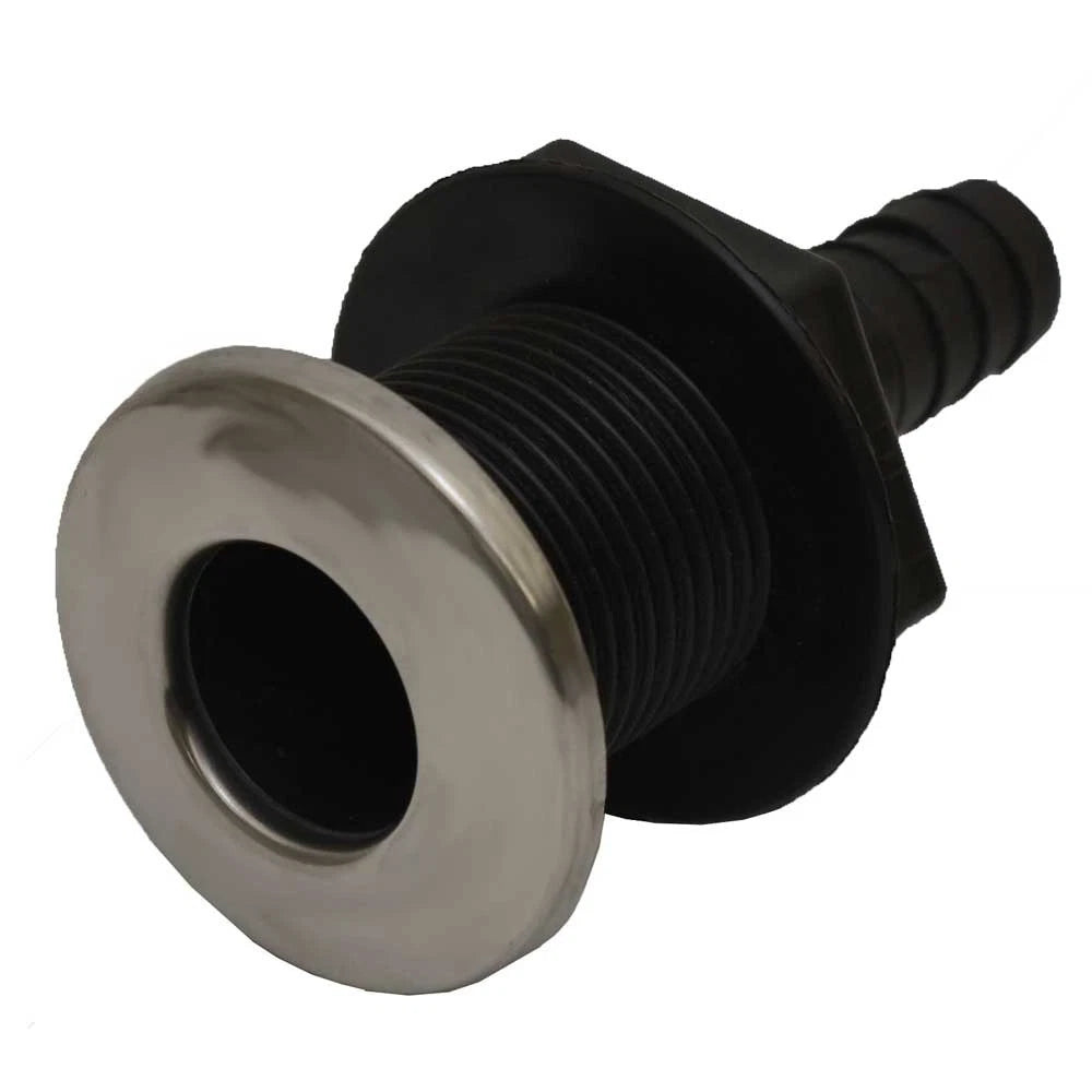 Rinker Boat Thru Hull 2210559 - 5/8 Inch Black Plastic